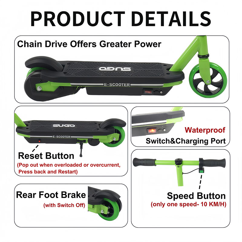 Scooter électrique léger pour enfants (12V80W) SG09S 