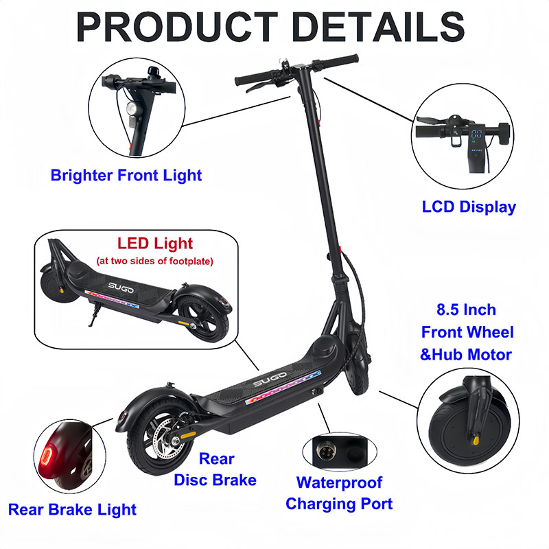 Trottinette électrique pliable pour adulte (36 V 350 W) SGX6